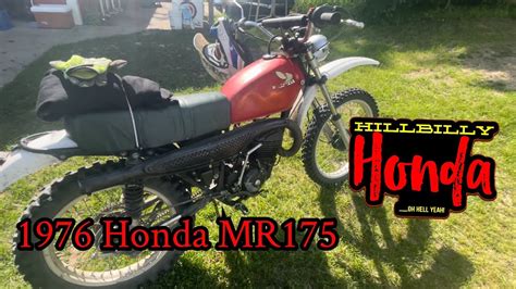 1976 Honda Elsinore Mr175 Riding Youtube