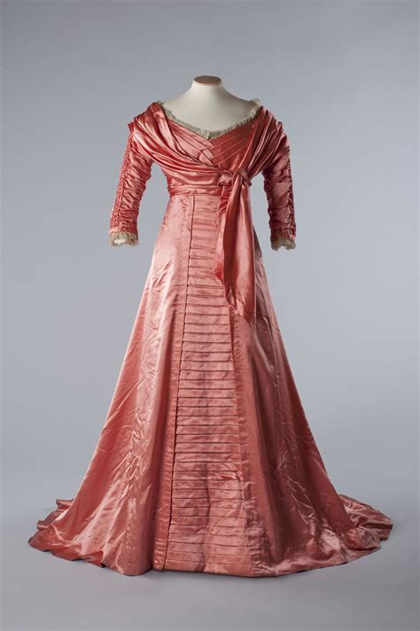 Silk Satin Evening Gown 1909 Image Courtesy Of The Olive Matthews