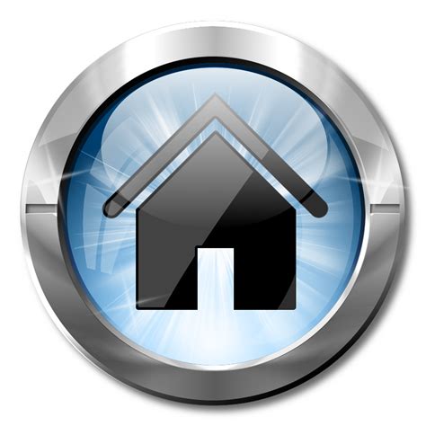 Icon Home Blue 3d Icon Png Picpng