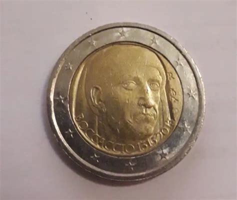 2 Euro Italia Giovanni Boccaccio 2013 Commemorative Rare Coin £64282