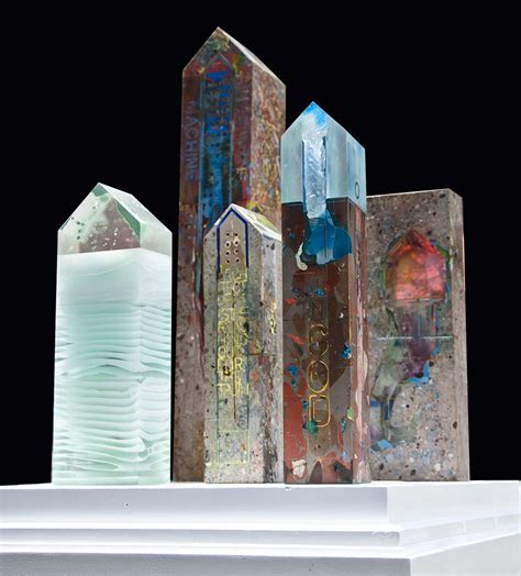 Maybe you would like to learn more about one of these? Small House series, cast glass in cast concrete, part of a ...