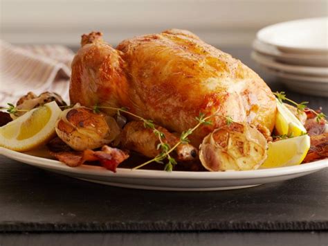 Lemon And Garlic Roast Chicken Recipe Ina Garten Food Network