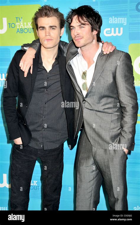 Paul Wesley And Ian Somerhalder 2010 The Cw Network Upfront At Madison