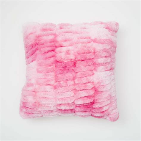 Leah Tie Dye Faux Fur Pillow Dorm Essentials Dormify