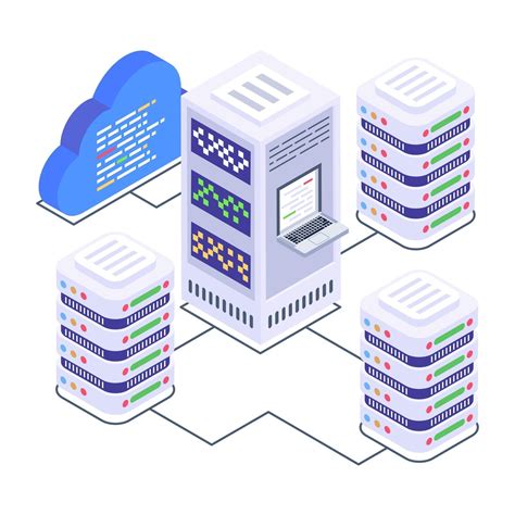Database Servers And Storage 2896718 Vector Art At Vecteezy