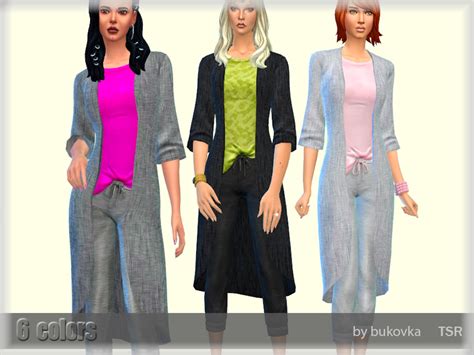 The Sims Resource Cardigan Outfit