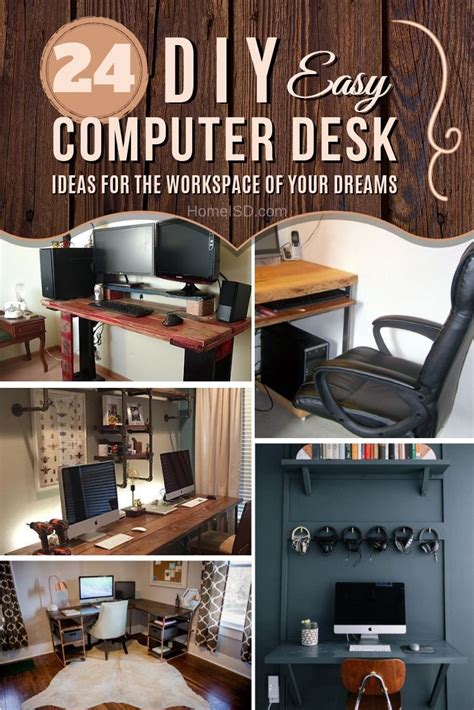 22 Easy Diy Computer Desk Ideas For The Ultimate Home Office Diy