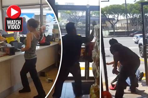 Shoplifter Receives Instant Karma After Trashing 7eleven Store Hawaii