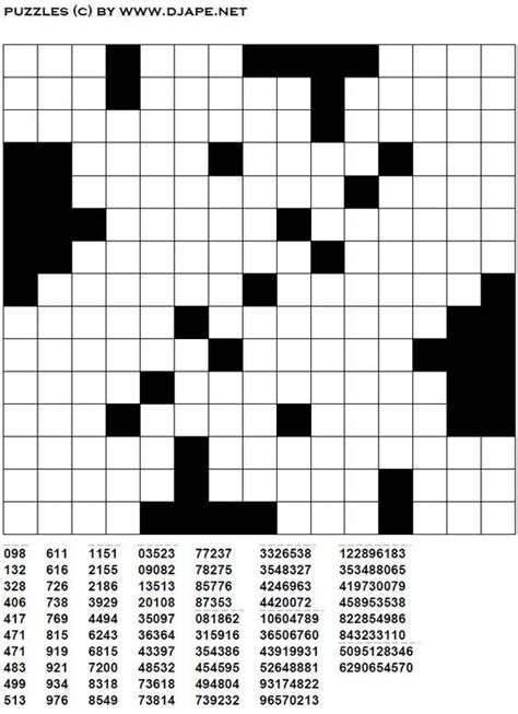 We have given you the first number in the grid to give you a head start. 40 best Fill In Puzzles images on Pinterest | Fill in ...