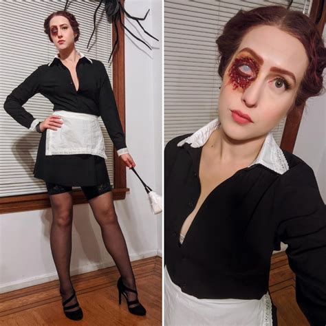 i dressed up as moira for halloween r americanhorrorstory