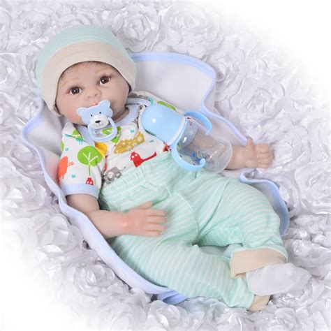 Keiumi 22 Inch Doll Kids Playmates Ts For Boy Realistic Silicone