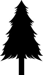 All christmas tree clip art are png format and transparent background. Pine Tree Silhouette | Free download on ClipArtMag