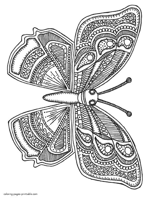 Enjoy a high level of detail in this vector art. Superior Butterfly Coloring Books For Adults || COLORING ...