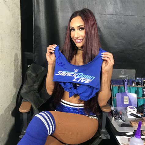 Carmella Worn And Signed T Shirt Survivor Series 111818 Wwe Auction