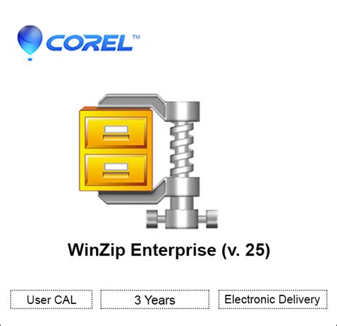 Buy Winzip 25 Entlic And Corelsure Mnt Lcwz25entml3b