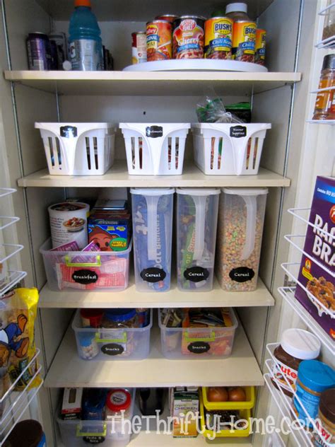 While organizing those (or thinking about organizing them) i ended up organizing above the fridge and. *The Thrifty Home: Simple Solutions to Organize a Deep Pantry