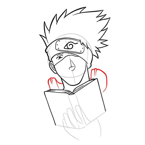 How To Draw Kakashi Reading A Book A Fun Drawing Guide