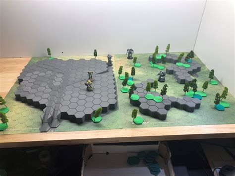 Hills For Grassland B Battlemat 3d Printed Battletech Terrain And Hills