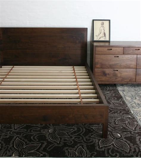 10 Easy Pieces Essential Wooden Beds Remodelista Dark Wood Bed
