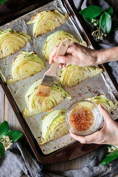 Simply use fresh green cabbage, garlic, lemon and butter. Roasted Cabbage Wedges with Lemon Garlic Butter | Recipe ...