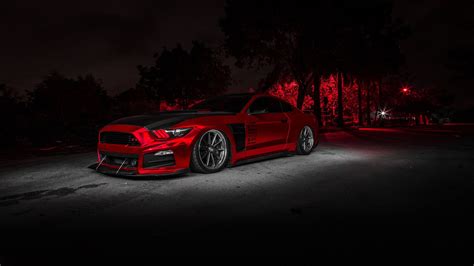 Awasome Black And Red Ford Lighting Wallpaper 2022