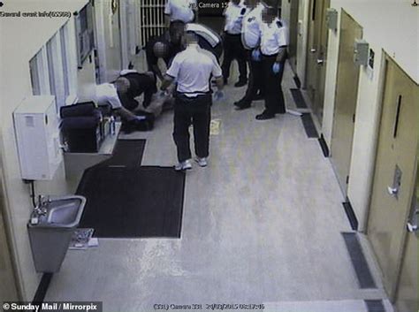 CCTV Shows Moment Prison Officers Laugh As They Drag A Naked Inmate