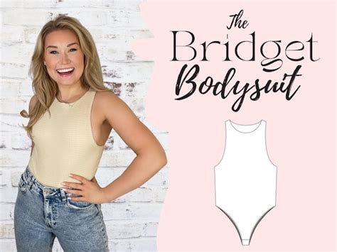 Bodysuit Sewing Pattern Pdf Instant Download Bridget Etsy Uk
