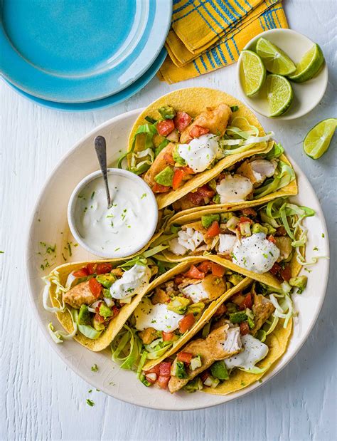 Baja Fish Tacos Recipe Sainsbury S Magazine