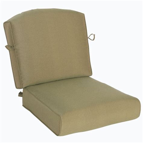 Hampton Bay Edington Lounge Chair Replacement Seat And Back Cushion 141 034 Srl1 Csh The Home
