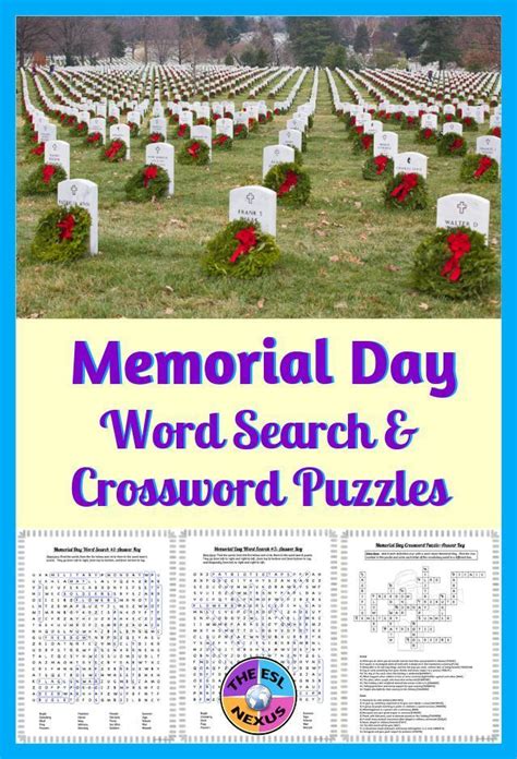 Help Your Students Learn About Memorial Day With These Word Search
