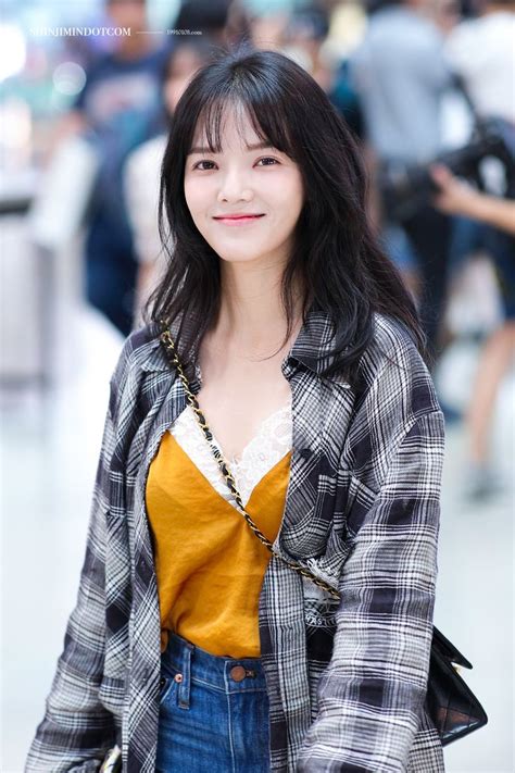 신지민닷컴 180907 Aoa 지민 인천공항 출국
