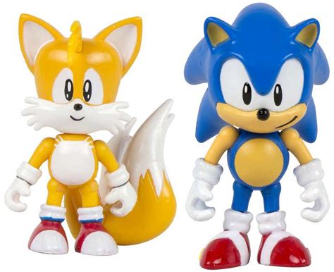 Sonic The Hedgehog 25th Anniversary Sonic Tails 3 Action Figure 2 Pack