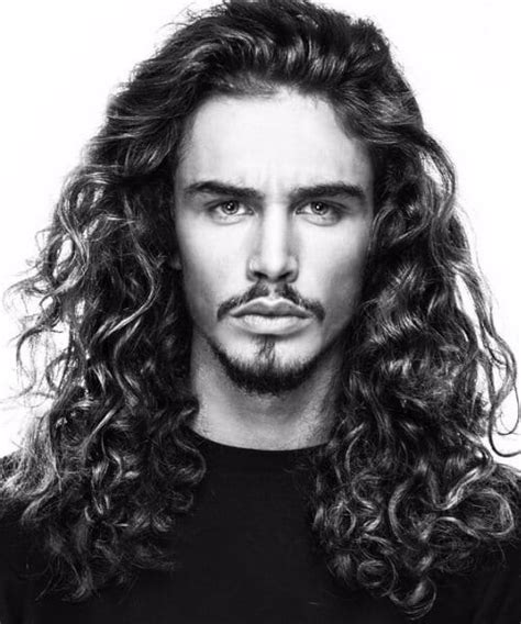 Long Natural Curly Modern Haircuts For Men