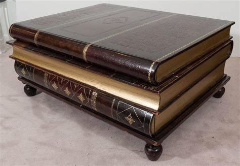 For instance, a round glass coffee table gives a modern and clean impression. Maitland-Smith Stacked Books Coffee Table at 1stDibs