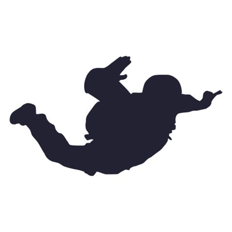Skydiver Silhouette Transparent Png And Svg Vector File