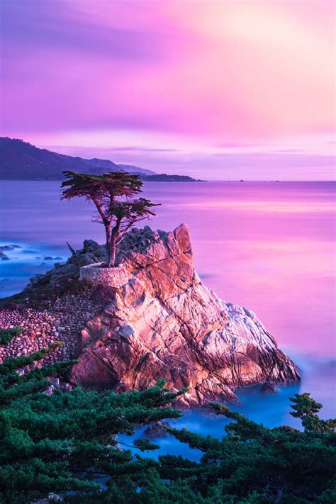 Wallpaper Landscape Sunset Sea Bay Rock Nature Shore