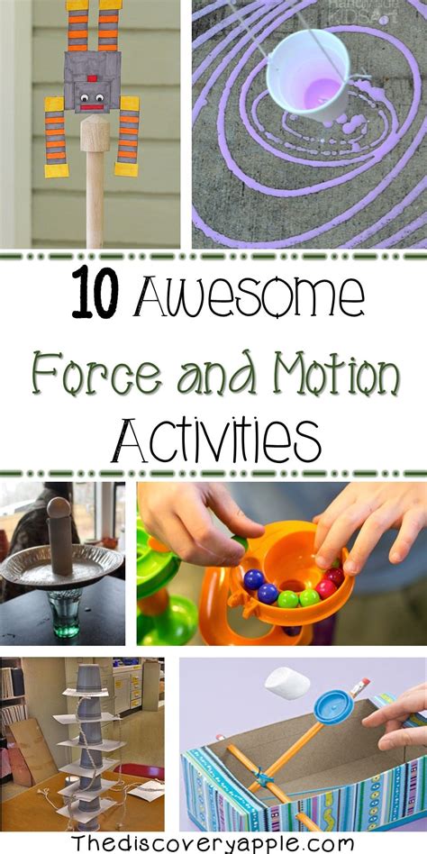 10 Awesome Force And Motion Activities Lots Of Great Activities All In