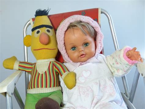 My Beloved Bert Sesame Street Stuffed Doll With His Friend Françoise