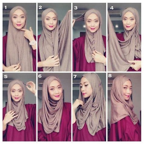 Tutorial Hijab Pashmina Kaos Terbaru