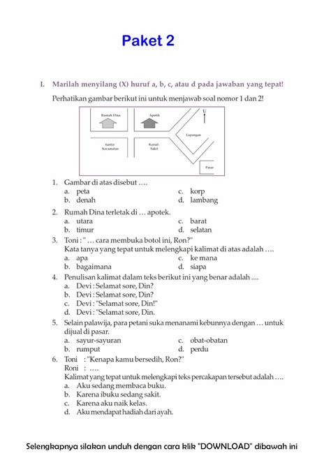 Silahkan beritahukan kepada kami jika soal tersebut tidak ada kunci jawabannya atau jawabannya. Soal Uts Bahasa Indonesia Kelas 4 Sd Semester 2 Pdf - lirom