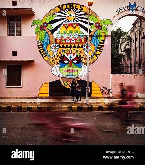A Street Art In Lodhi Colony New Delhi Stock Photo Alamy