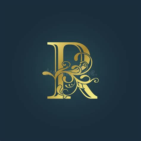 Luxurious Classy Letter R Logo Vector Stock Illustrations Luxurious Classy Letter R Logo