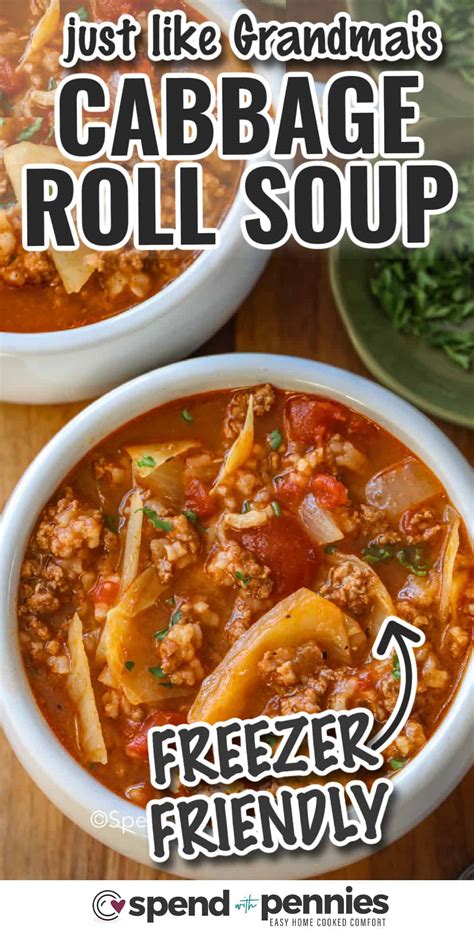 Cabbage Roll Soup Recipe Spend With Pennies Dine Ca