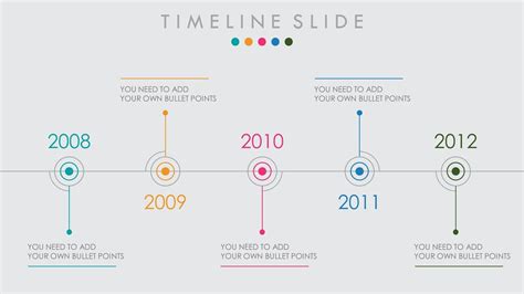 Animated Timeline Slide Infographie