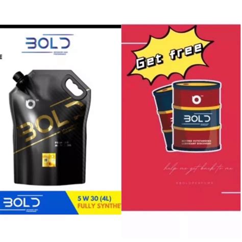 Bold 5w30 4l Fully Synthetic New Vol2 Sn Engine Oil Car Lubricant