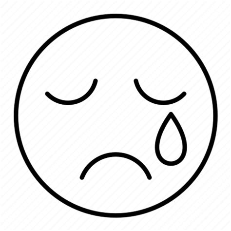 Crying Tears Sad Crying Face Emoji Emoticon Icon Download On