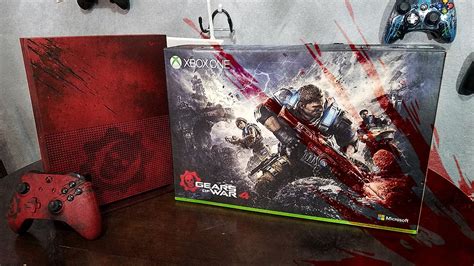 Gears Of War 4 Xbox One S Unboxing Limited Edition Bundle Youtube