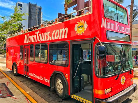 Miami Double Decker Bus Tour Hop On Hop Off 24