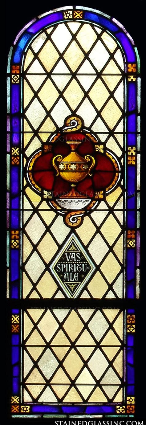 Spiritual Vessel Religious Stained Glass Window