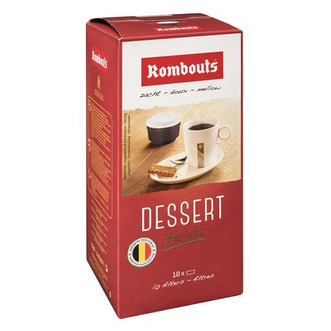 Rombouts Koffie Dessert Filters 10 X 7 Gr Delhaize